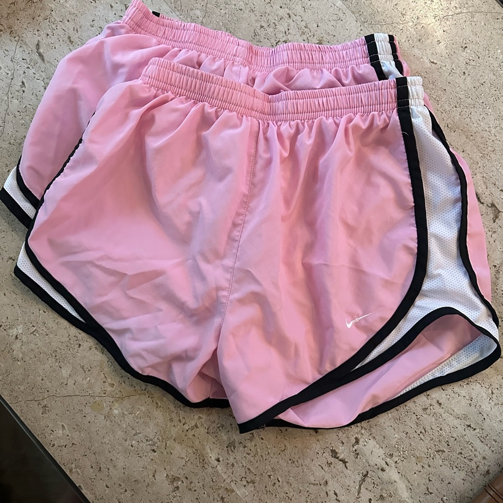 Two Nike running shorts!
